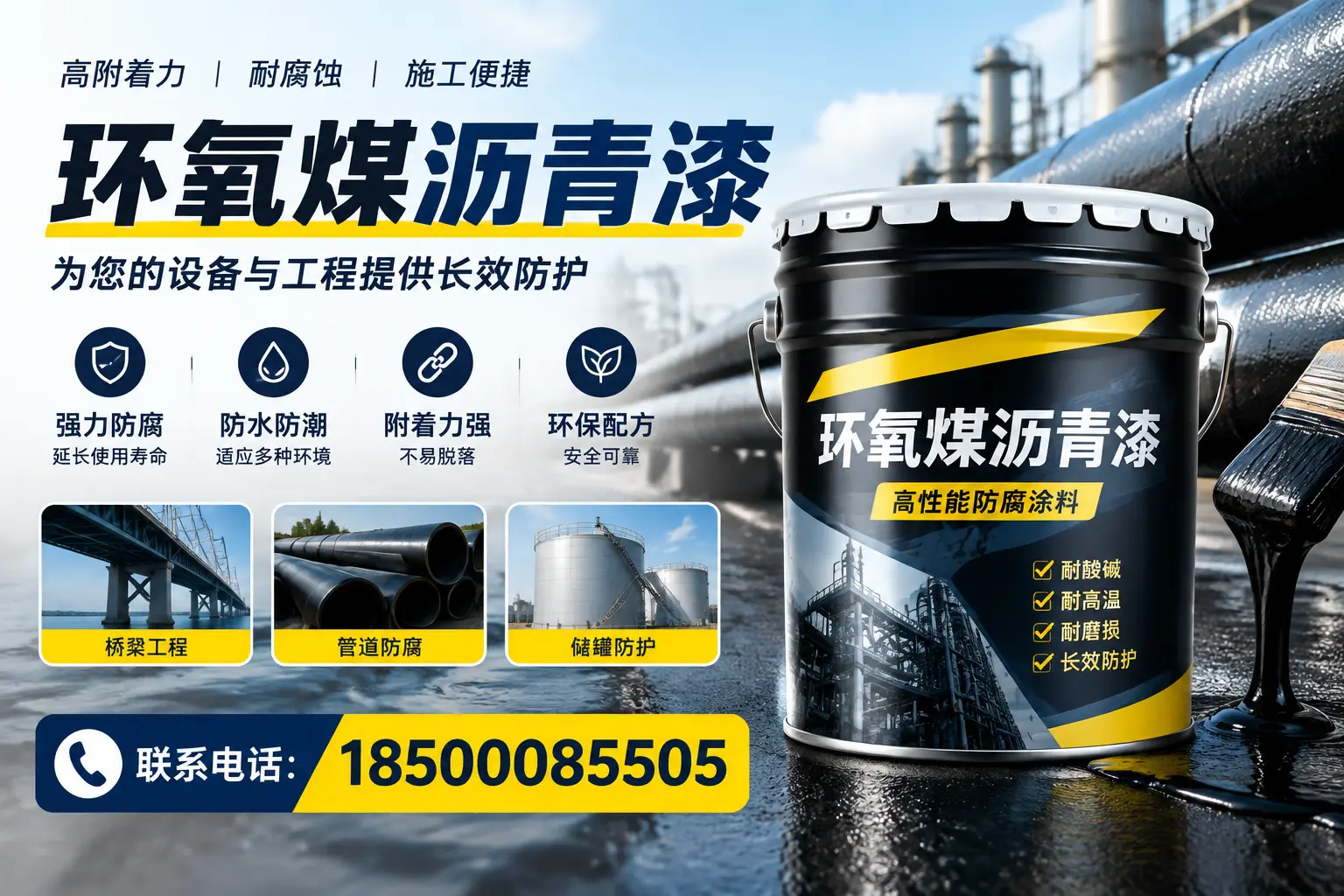 环氧煤沥青漆与其他涂料的对比分析,助力台州企业决策